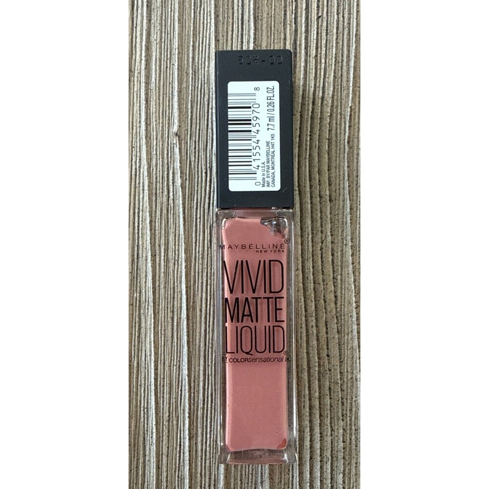 Maybelline Color Sensational Vivid Matte Liquid Lip Color 10 Nude Flush